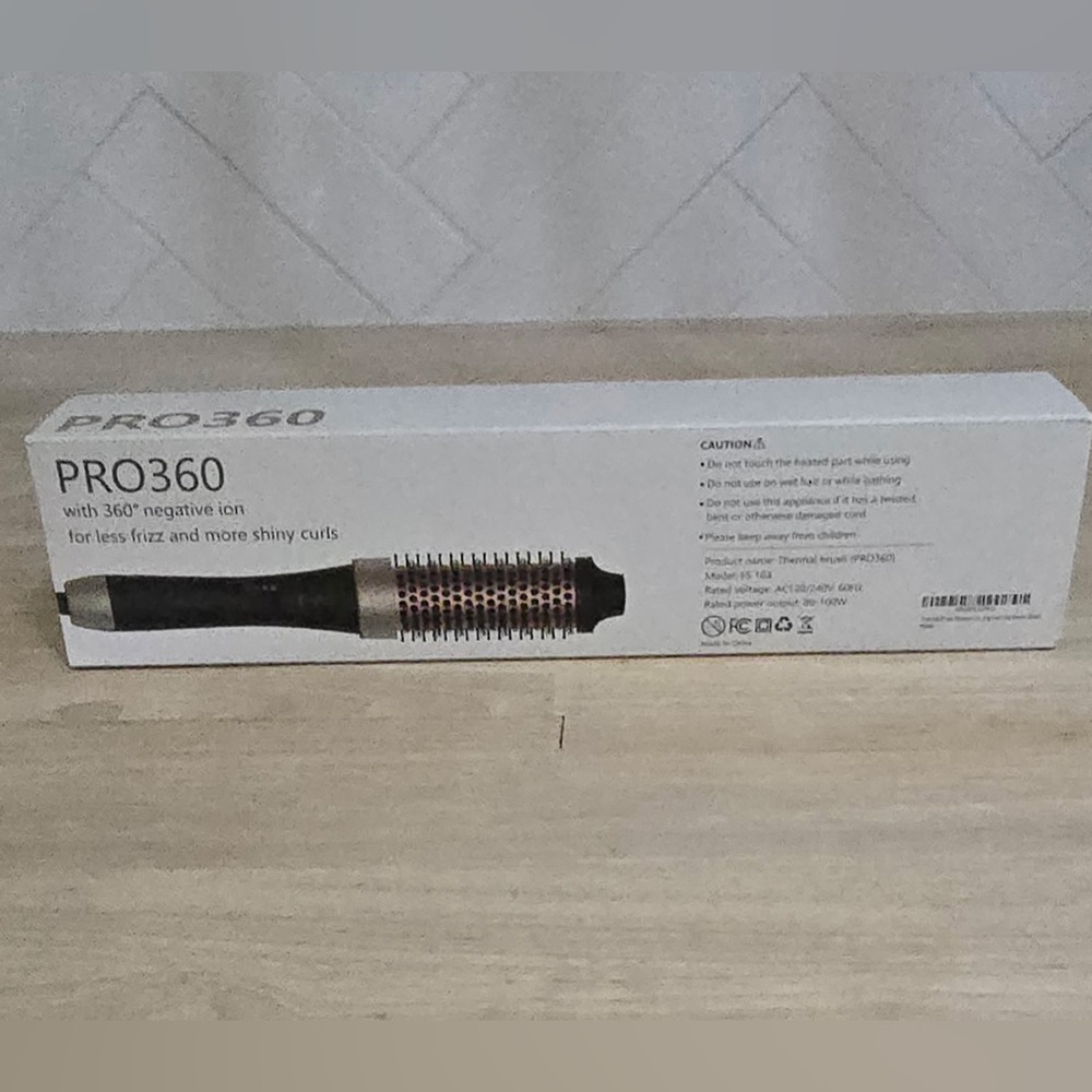 Ionic Thermal Brush Curling Iron Brush 1.5 Inch Heat Round Hair Curling Brush - Picture 6 of 6